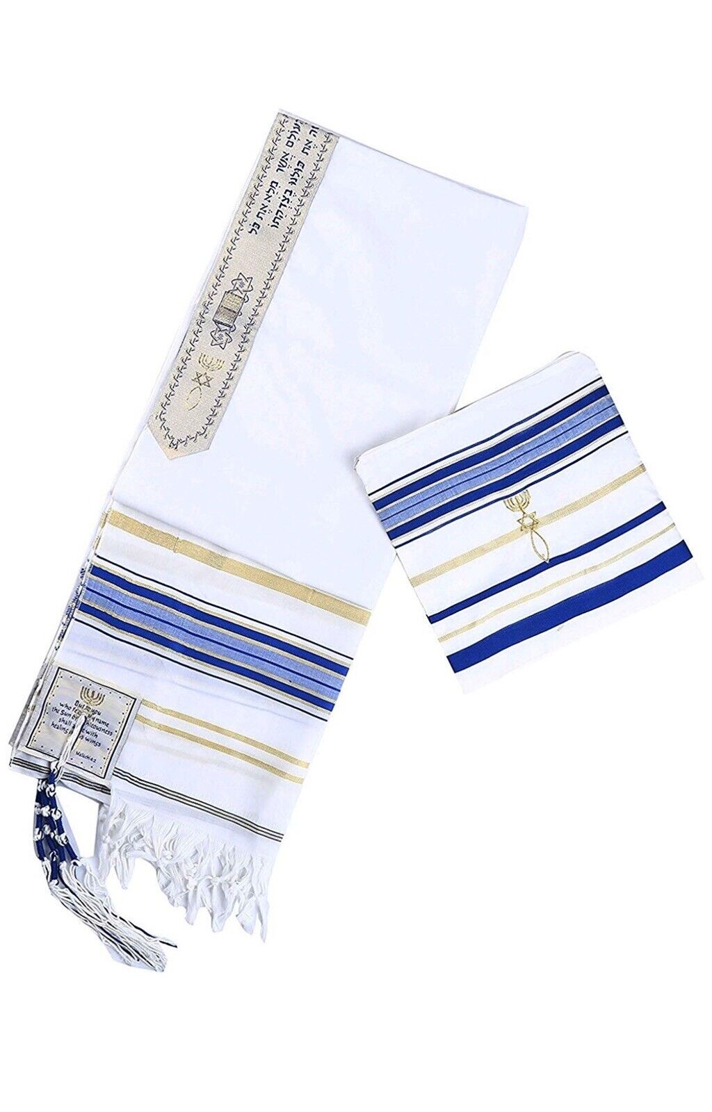 Jewish Messianic Prayer Shawls -1 Dozen Includes Matching Tallit Bags &12 Shawls