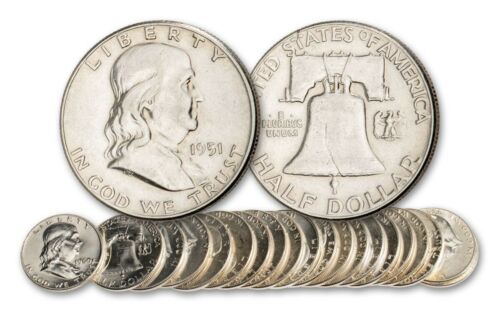 90% Silver Franklin Half Dollars 50c | Choose How Many | Full Dates!