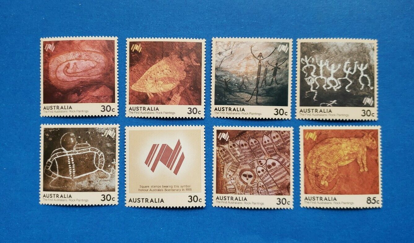 Australia Stamps, Scott 932-939 Complete Set Mnh
