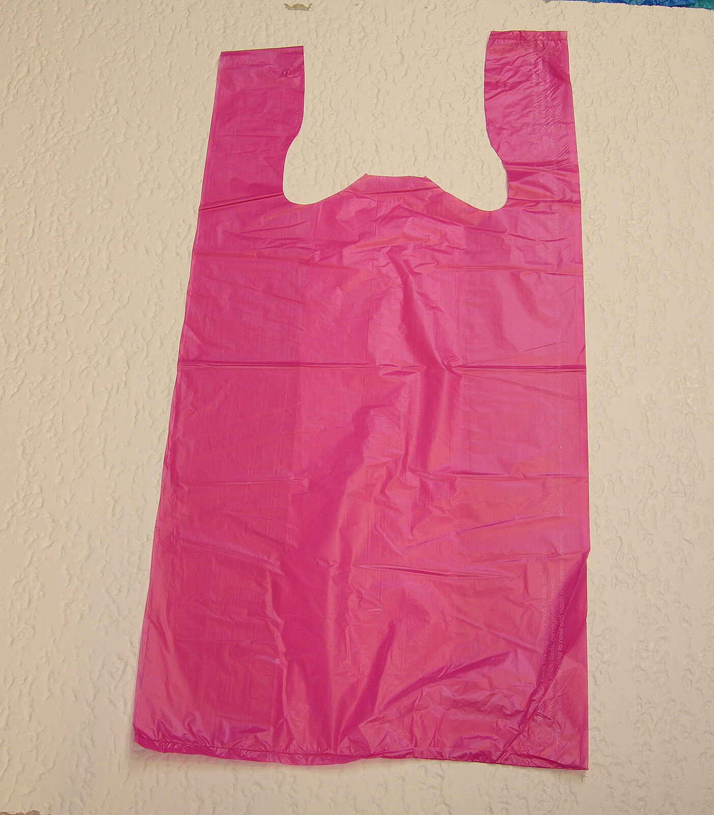Plastic T-shirt Bags With Handles You Pick Lot & Colors & Size
