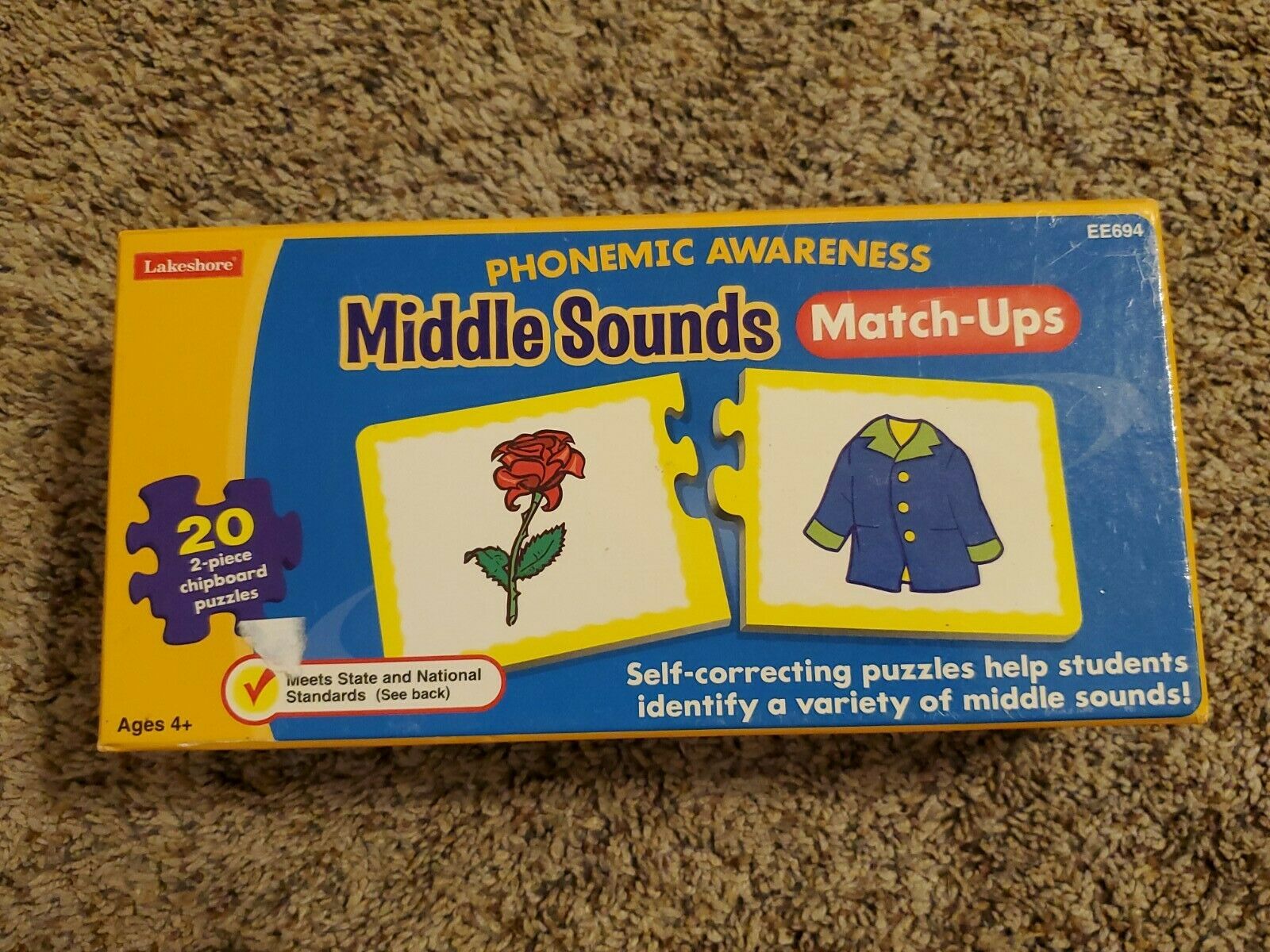 Lakeshore Learning Middle Sounds Match-ups Phonics Phonemic K 1st Complete Set!