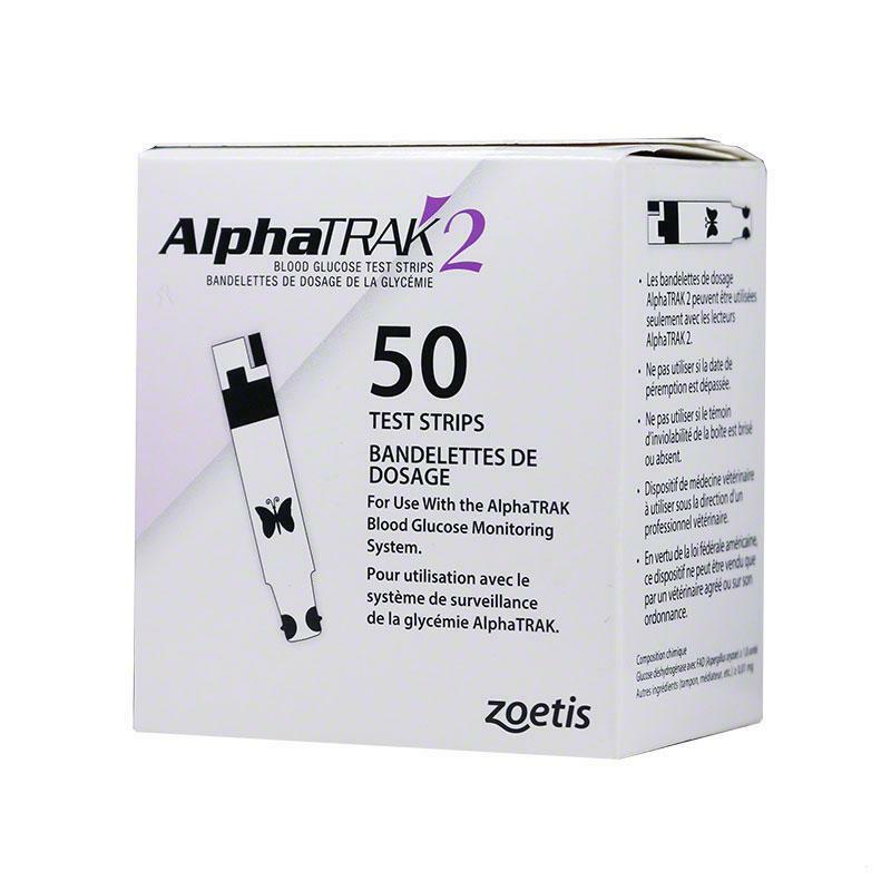 Alphatrak 2 Blood Glucose Test Strips (50 Strips)